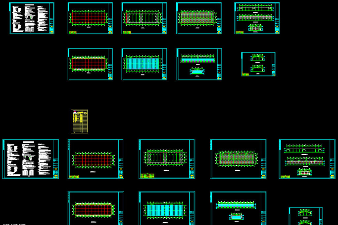 遂宁钢结构厂房图纸